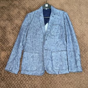 Goodfellow & Co Men’s Linen Material Navy Blue Sports Coat. Size Medium.